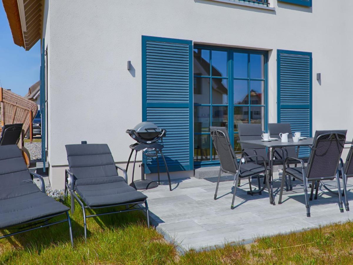 Reetland Am Meer - Premium Reetdachvilla Mit 3 Schlafzimmern, Sauna Und Kamin F14 드란스케 외부 사진